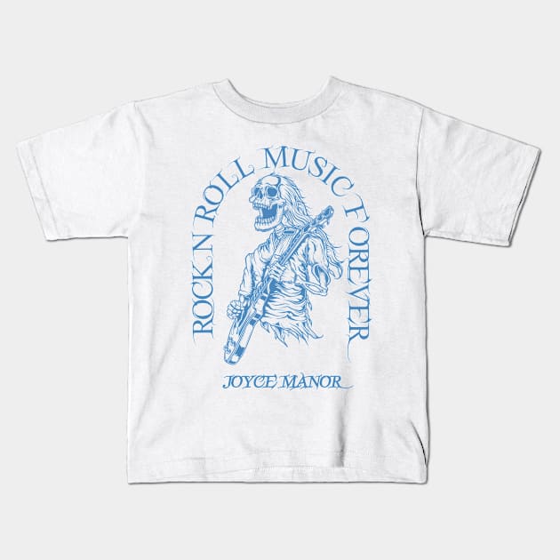 Joyce Manor /// Skeleton Rock N Roll Kids T-Shirt by Stroke Line